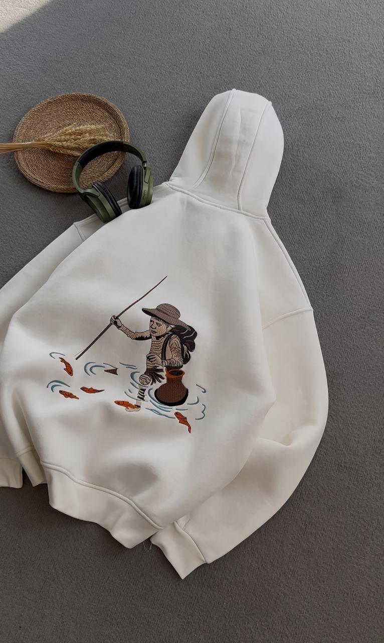 Sweat-shirt à capuche - Le pêcheur