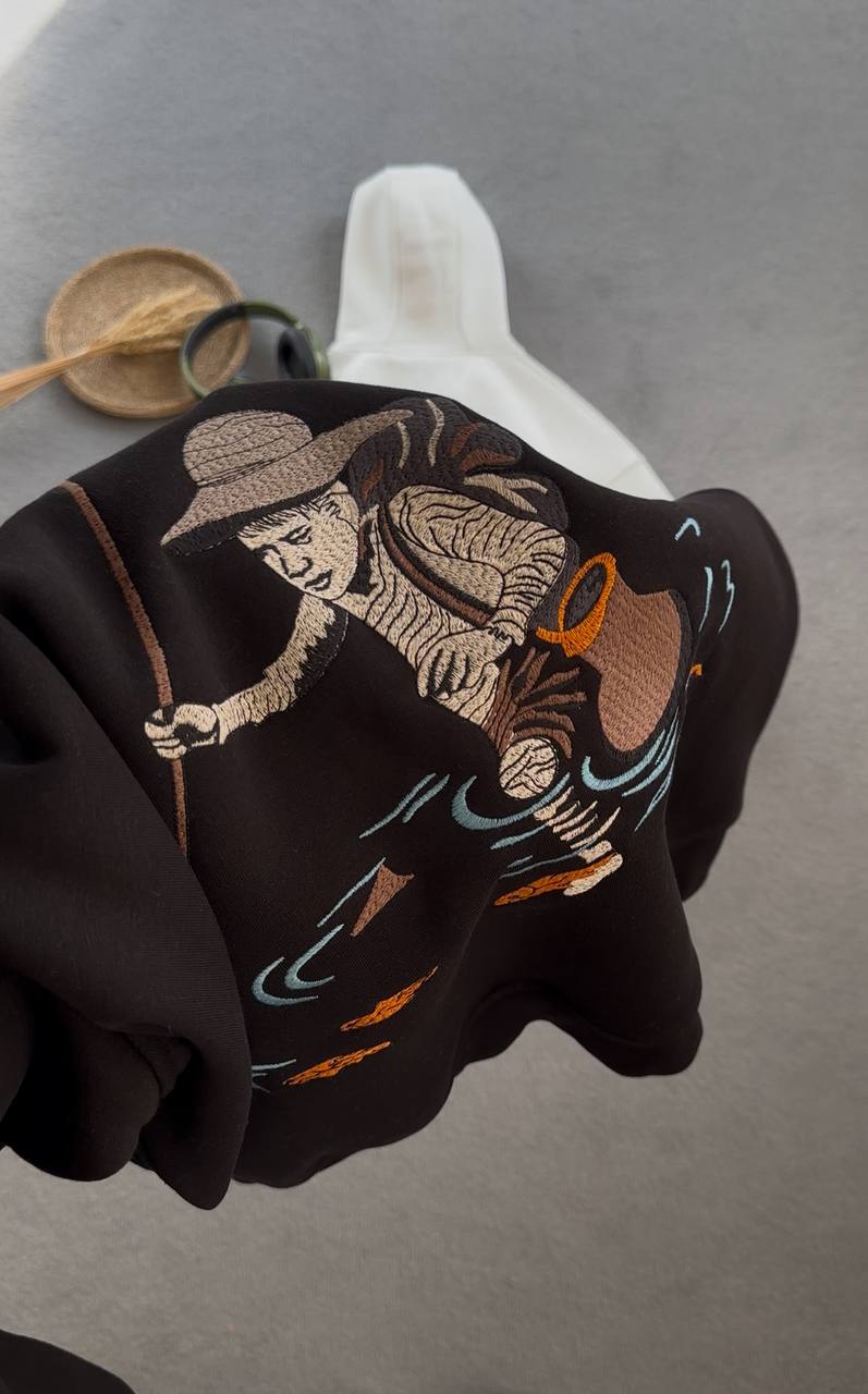 Sweat-shirt à capuche - Le pêcheur