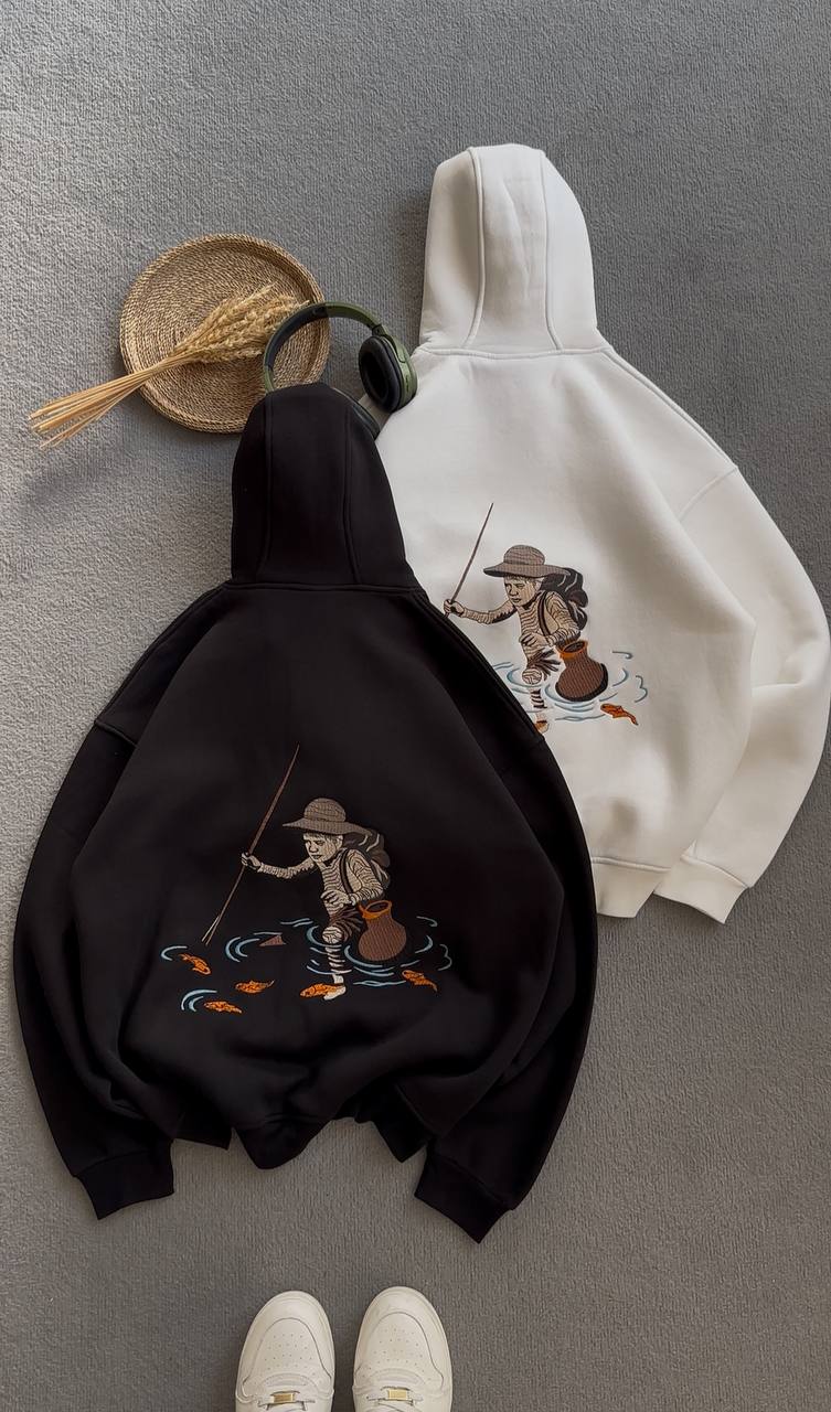 Sweat-shirt à capuche - Le pêcheur