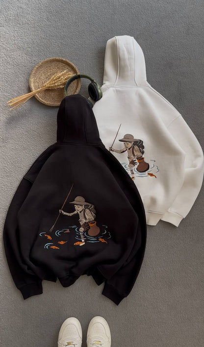 Sweat-shirt à capuche - Le pêcheur